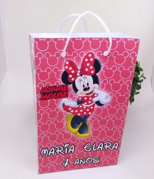 Minie Sacola Personalizada Pronta Entrega