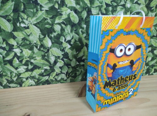 Minions Sacola Personalizada Pronta Entrega