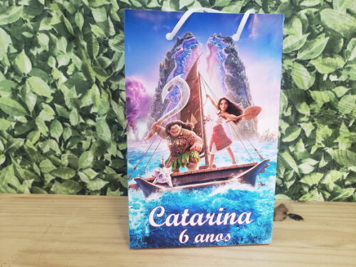 Moana 2 Sacola Personalizada Pronta Entrega