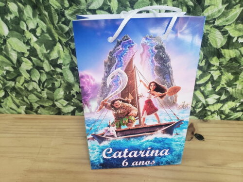 Moana 2 Sacola Personalizada Pronta Entrega