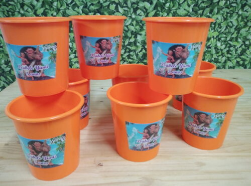 Moana Baldinhos Personalizados Pronta Entrega