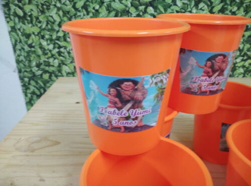 Moana Baldinhos Personalizados Pronta Entrega