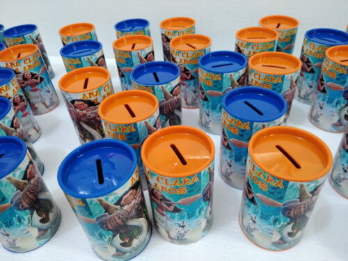 Moana Cofrinhos Personalizados Pronta Entrega