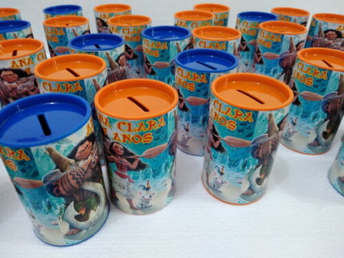 Moana Cofrinhos Personalizados Pronta Entrega