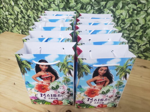 Moana Sacola Personalizada Pronta Entrega