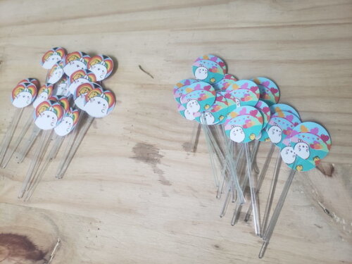 Molang Topper para Docinhos 36 Unidades Pronta Entrega