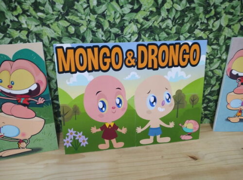 Mongo e Drongo Kit de Parede 3 Peças Pronta Entrega