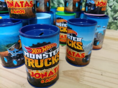 Monster Truck Cofrinhos Personalizados Pronta Entrega