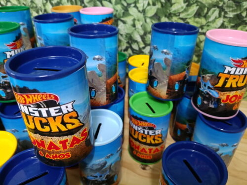 Monster Truck Cofrinhos Personalizados Pronta Entrega