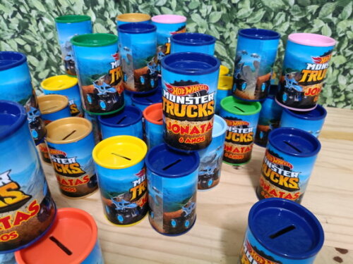 Monster Truck Cofrinhos Personalizados Pronta Entrega