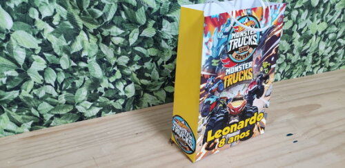 Monster Truck Sacola Personalizada Pronta Entrega