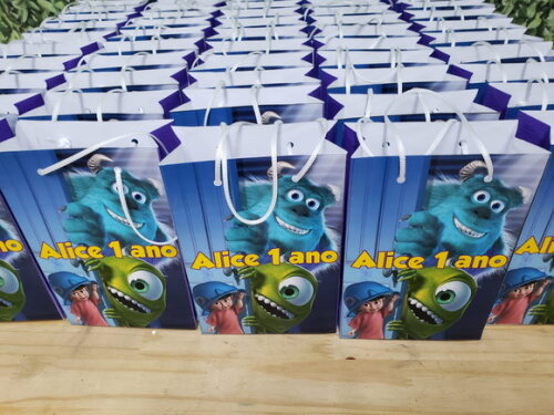 Monstros S/a Sacola Personalizada Pronta Entrega