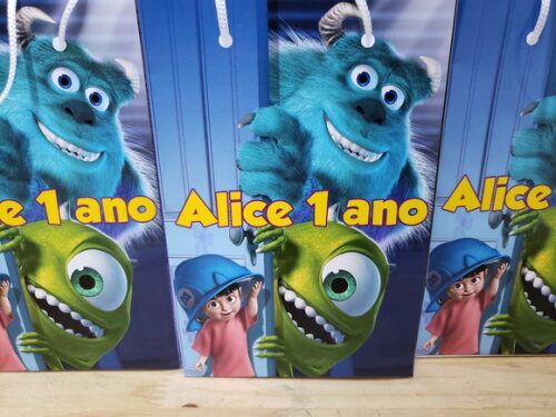Monstros S/a Sacola Personalizada Pronta Entrega