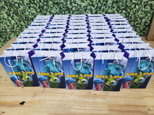 Monstros S/a Sacola Personalizada Pronta Entrega