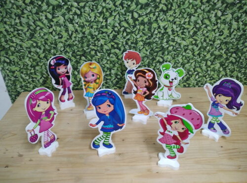 Moranguinho Teen Kit de Mesa Displays 9 Peças P Entrega