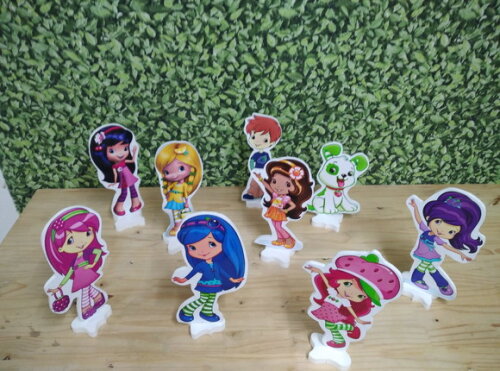 Moranguinho Teen Kit de Mesa Displays 9 Peças P Entrega