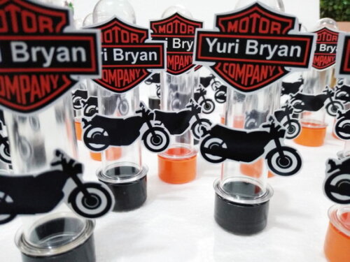 Motos Tubets com Apliques Personalizados P Entrega