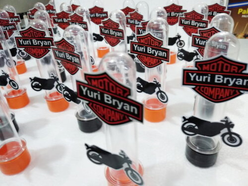 Motos Tubets com Apliques Personalizados P Entrega