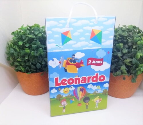 Mundo Bita Sacola Personalizada Pronta Entrega