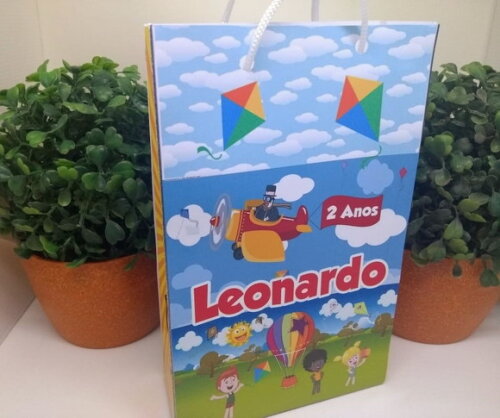 Mundo Bita Sacola Personalizada Pronta Entrega