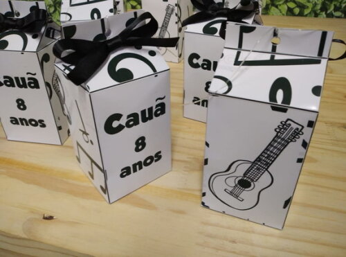 Musical Caixa Milk Personalizado 10 Unidades Pronta Entrega
