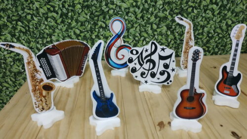 Musical Kit de Mesa Displays 8 Peças Pronta Entrega