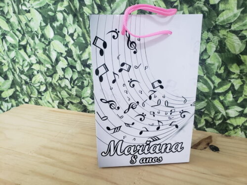 Musical Sacola Personalizada Pronta Entrega