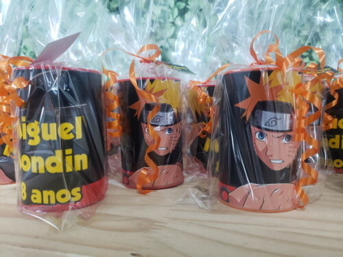 Naruto Cofrinho Personalizado Embalados Pronta Entrega
