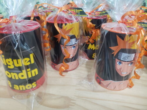 Naruto Cofrinho Personalizado Embalados Pronta Entrega