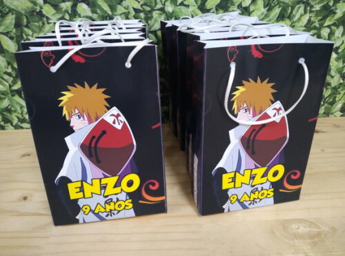 Naruto Hokage Sacola Personalizada Pronta Entrega
