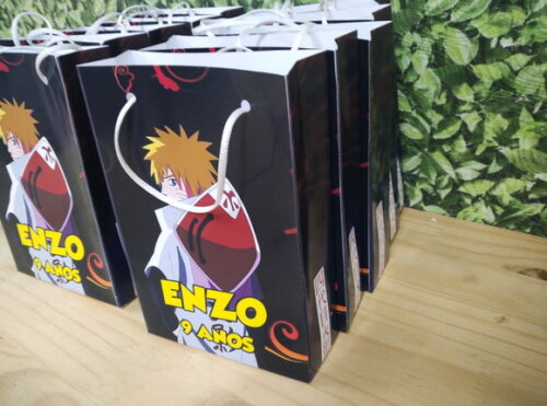 Naruto Hokage Sacola Personalizada Pronta Entrega