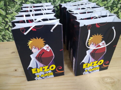 Naruto Hokage Sacola Personalizada Pronta Entrega