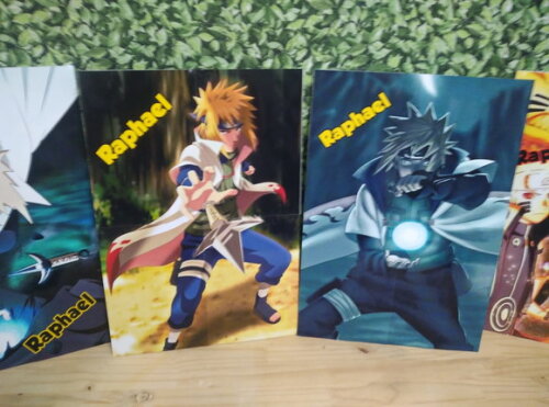 Naruto Kit de Parede 4 Peças Personalizado Pronta Entrega