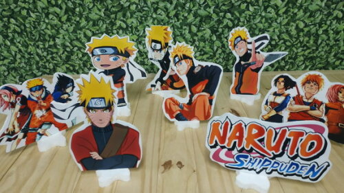 Naruto Kit de Mesa 8 Peças Tipo Displays Pronta Entrega