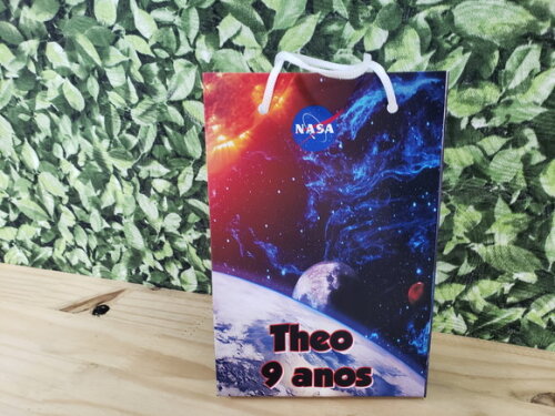 Nasa Astronauta Sacola Personalizada Pronta Entrega