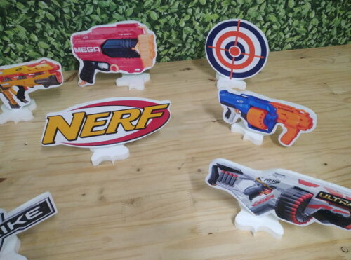 Nerf Kit de Mesa Tipo Displays 8 Peças Pronta Entrega
