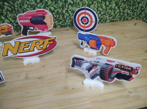 Nerf Kit de Mesa Tipo Displays 8 Peças Pronta Entrega