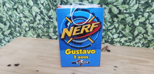 Nerf Sacola Personalizada Pronta Entrega