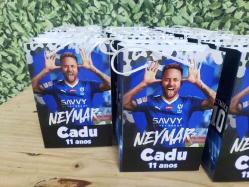 Neymar Sacola Personalizada Pronta Entrega