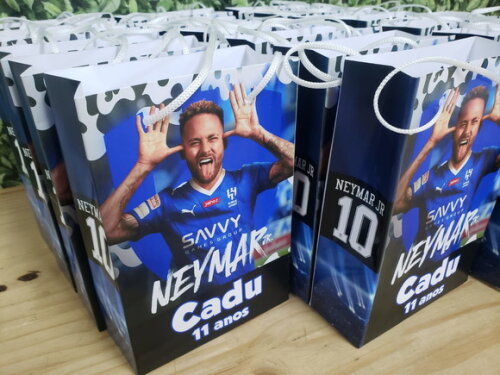 Neymar Sacola Personalizada Pronta Entrega