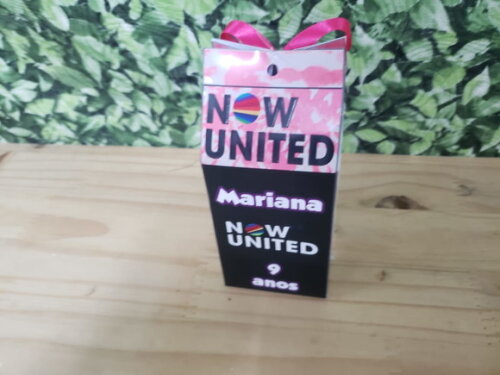Now United Caixa Milk Personalizada Pronta Entrega
