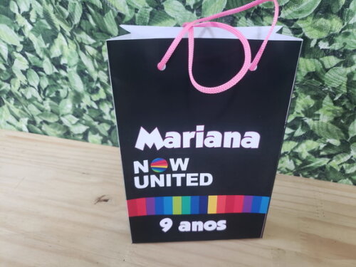 Now United Sacola Personalizada Pronta Entrega