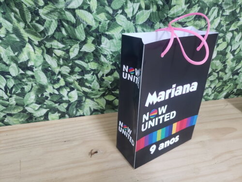 Now United Sacola Personalizada Pronta Entrega