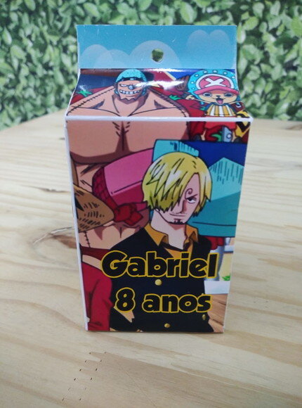 One Piece Caixa Milk Personalizada