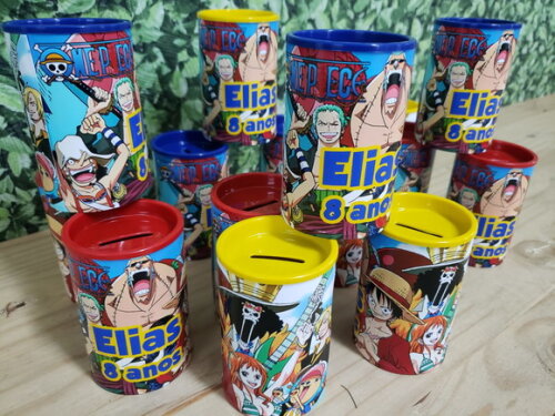 One Piece Cofrinhos Personalizados Pronta Entrega