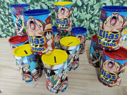 One Piece Cofrinhos Personalizados Pronta Entrega