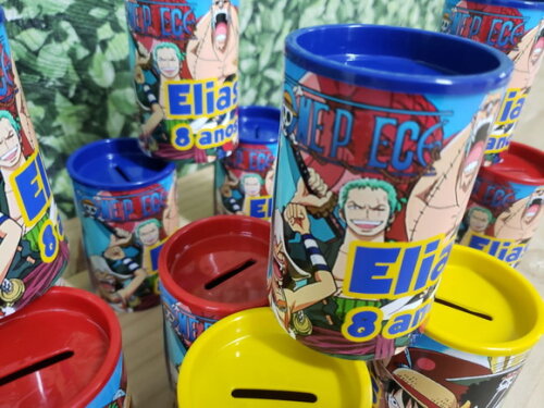 One Piece Cofrinhos Personalizados Pronta Entrega