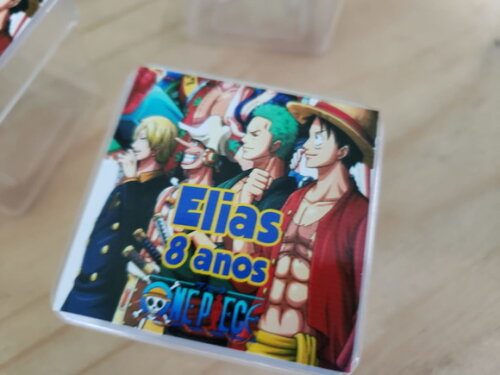 One Piece Lembrancinha Caixa Acrílica Personalizada