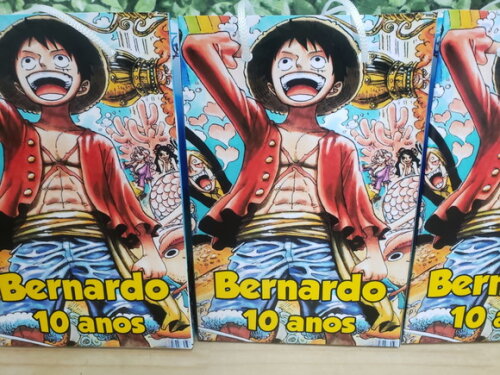 One Piece Sacola Personalizada Pronta Entrega