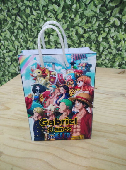 One Piece Sacola Personalizada Pronta Entrega
